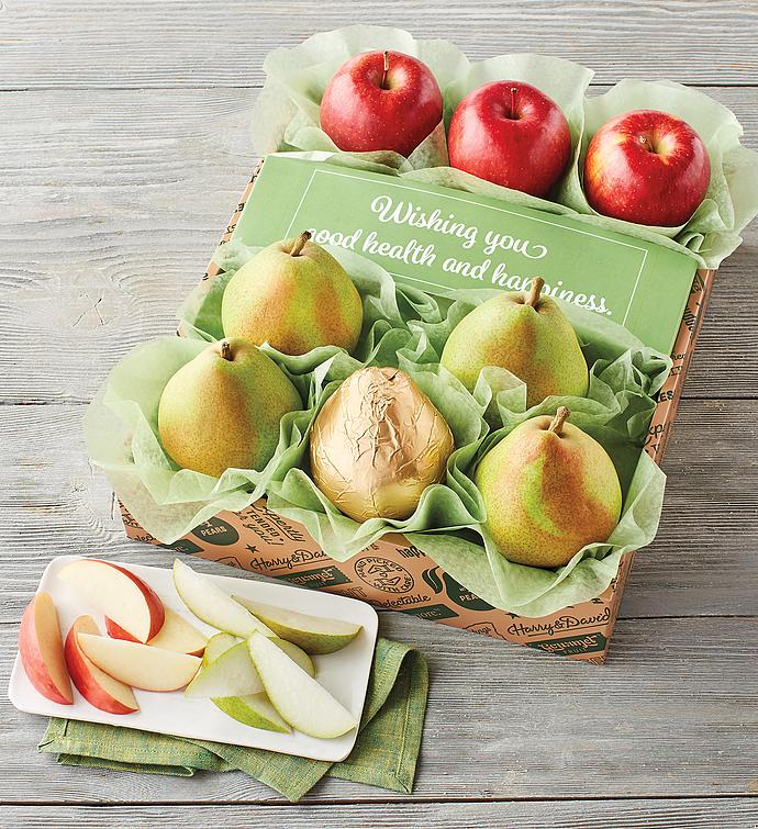 "Healthy Wishes" Pears and Apples